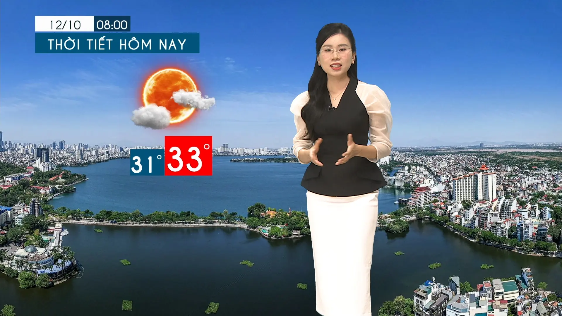 Dự báo thời tiết tối | 12/10/2025